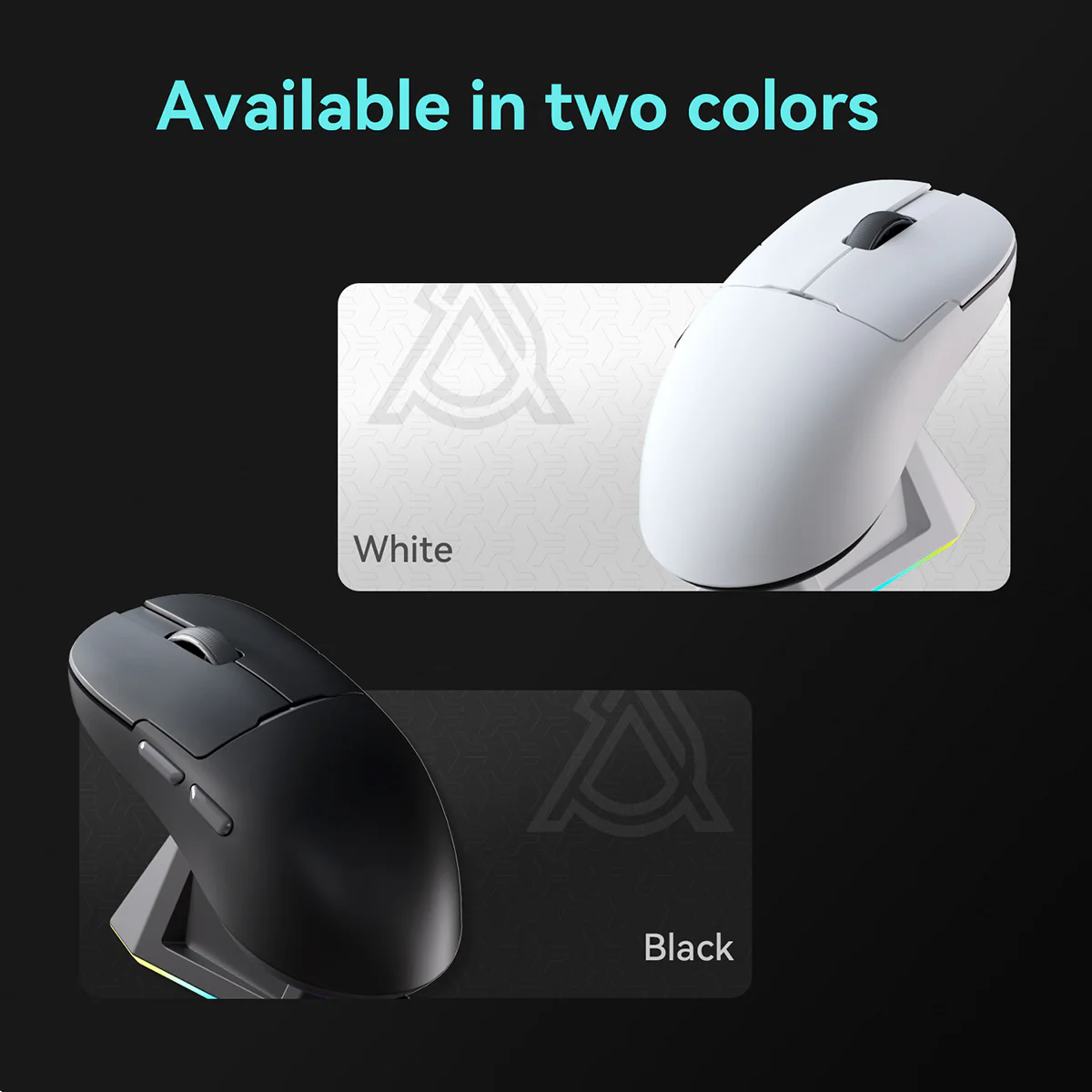 AJAZZ AJ159P MC Gaming Mouse with Magnetic Charging Dock (Bluetooth/2.4GHz Wireless/Wired) PAW3311 Tripe mode 1000Hz return rate - Image 5