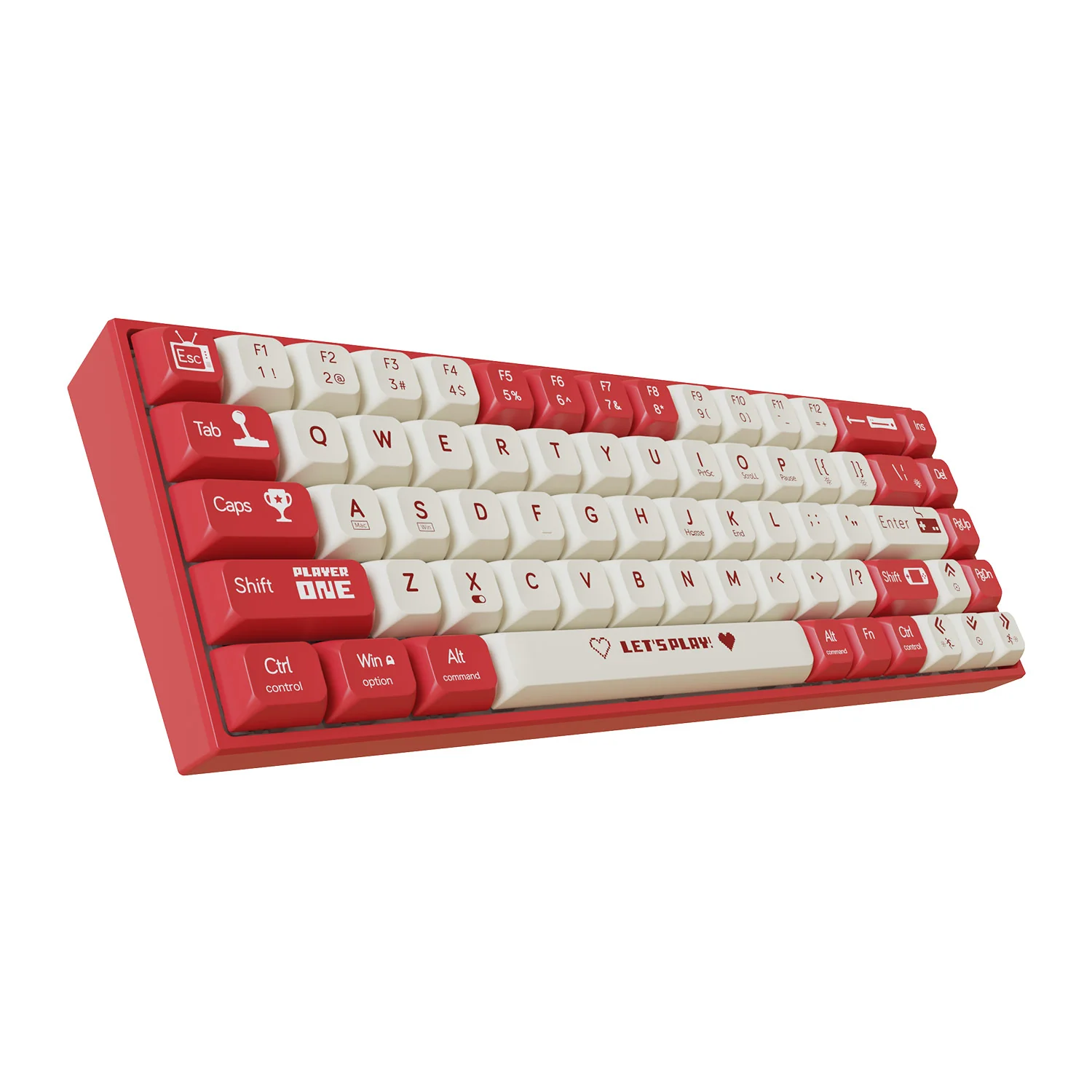 AJAZZ AK680 Keyboard wired Mixed color lights Dual key caps  Full key hot swappable - Image 22